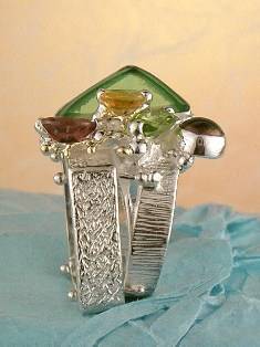 umělecké šperky v Prazě od umělec Gregory Pyra Piro, prstýnek Čís. 20202