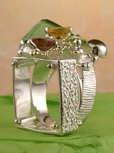 umělecké šperky v Prazě od umělec Gregory Pyra Piro, prstýnek Čís. 20202