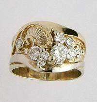 Gregory Pyra Piro #Schmuckkunst Silber und Gold mit #Edelsteinen Unikat #Ring