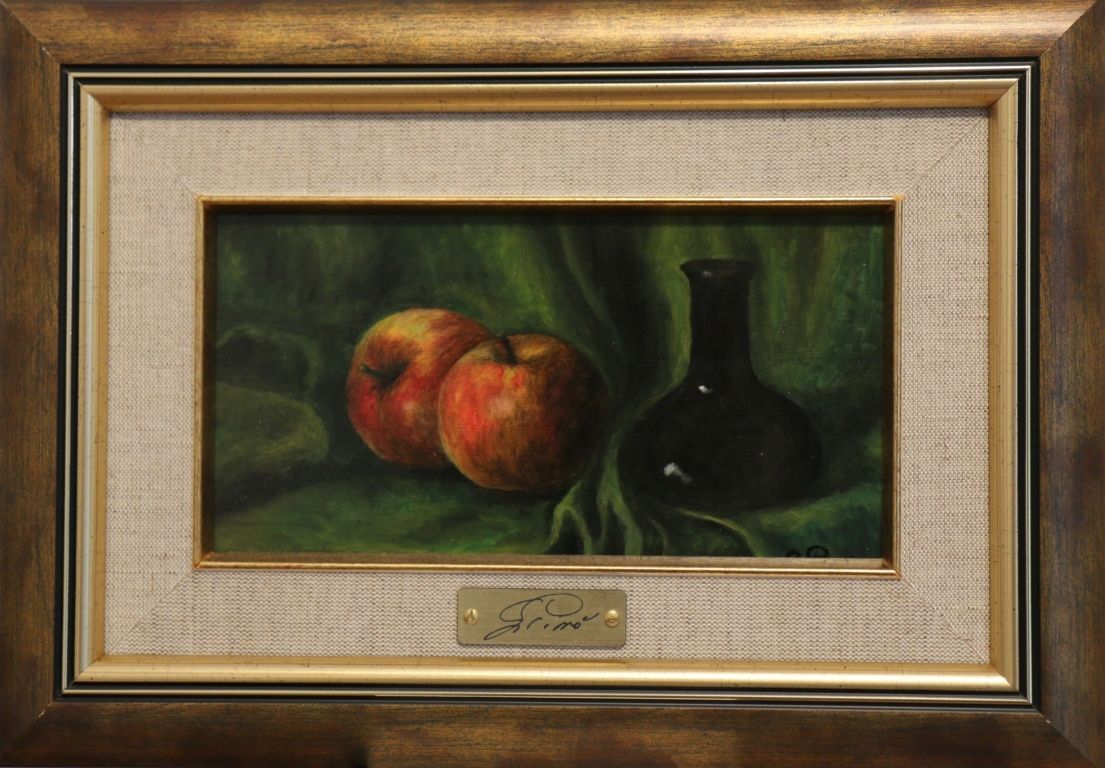 Oljemaleri, Epler og Flaske, Gregory Pyra Piro