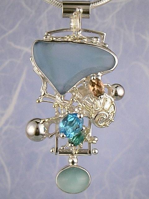 artisan made handcrafted jewelry,, jewellery with colour stones, jewellery with natural gemstones, jewellery with real pearls, where to buy jewellery for mature womens, jewellery from mixed metals with gemstones,  #Pendant #6750