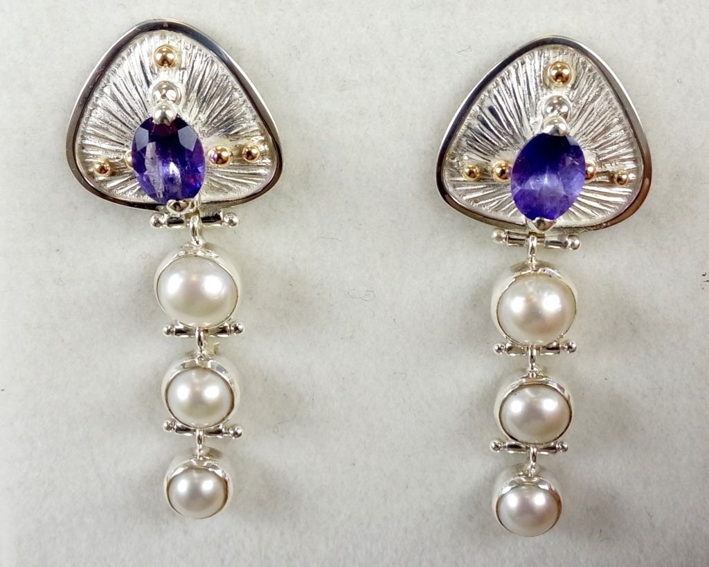 gregory pyra piro earrings 8905, jewelry gifts for mothers day, luxury goods and jewelry for mature women, luxury jewelry for women, where to buy jewelry and gifts from my mother, silver and gold jewelry with gemstones for women, gold and silver jewelry with natural pearls and gemstones, retro style jewelry for women, handcrafted jewellery with amethyst, handmade jewellery with pearls, earrings with pearls and amethysts, handcrafted jewelry that is inspired with retro fashion, jewellery shown on Pinterest, jewellery shown on Facebook, jewellery shown on Instagram